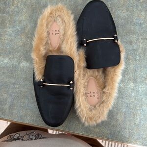 Fur lined Target loafers